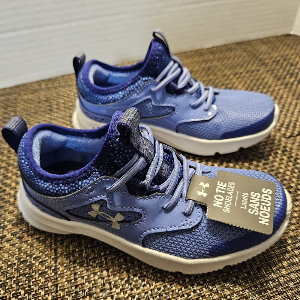 Under Armour size 11k blue/white - Picture 2 of 8